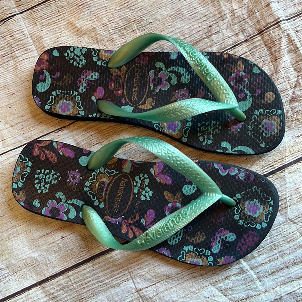 Havaianas | girl sandal flip flop summer shoe size 3 / 4 - Picture 9 of 9